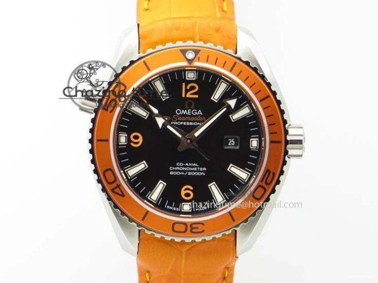 0228 Upgraded Seamaster Edizione Venezia SS Best Edition Blue Dial On Leather Strap A 8121